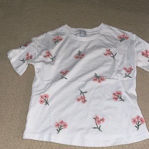 Flower crop top